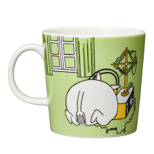 Moomin mug 300ml Moomintroll grass-green