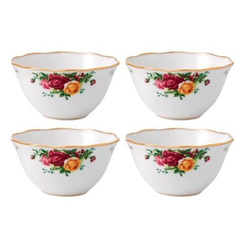 Royal Albert Old Country Roses Set of 4 Bowls 11cm