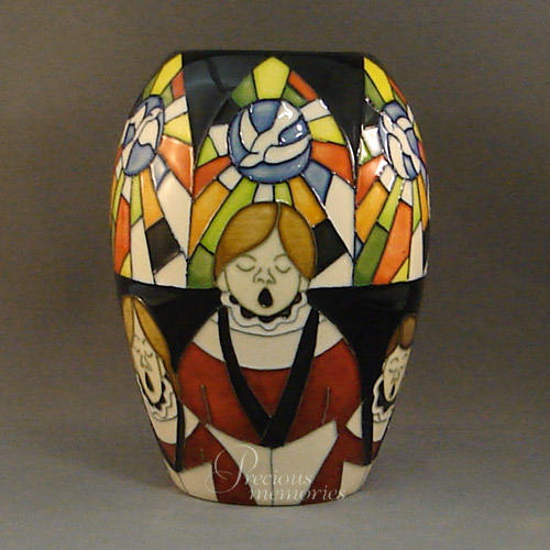 Choirboys,  Vase, $595.00, 102/5 Moorcroft LE 30