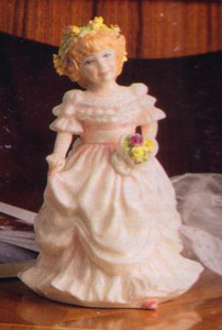Bridesmaid, HN 3476, $99.00,  (Flower Girl)   Royal Doulton
