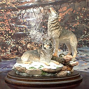 Wolf Pair, CA 644, $250.00 Country Artists